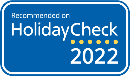  Recommended on HolidayCheck 2022