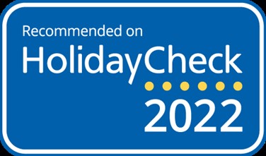 Recommended on HolidayCheck 2022